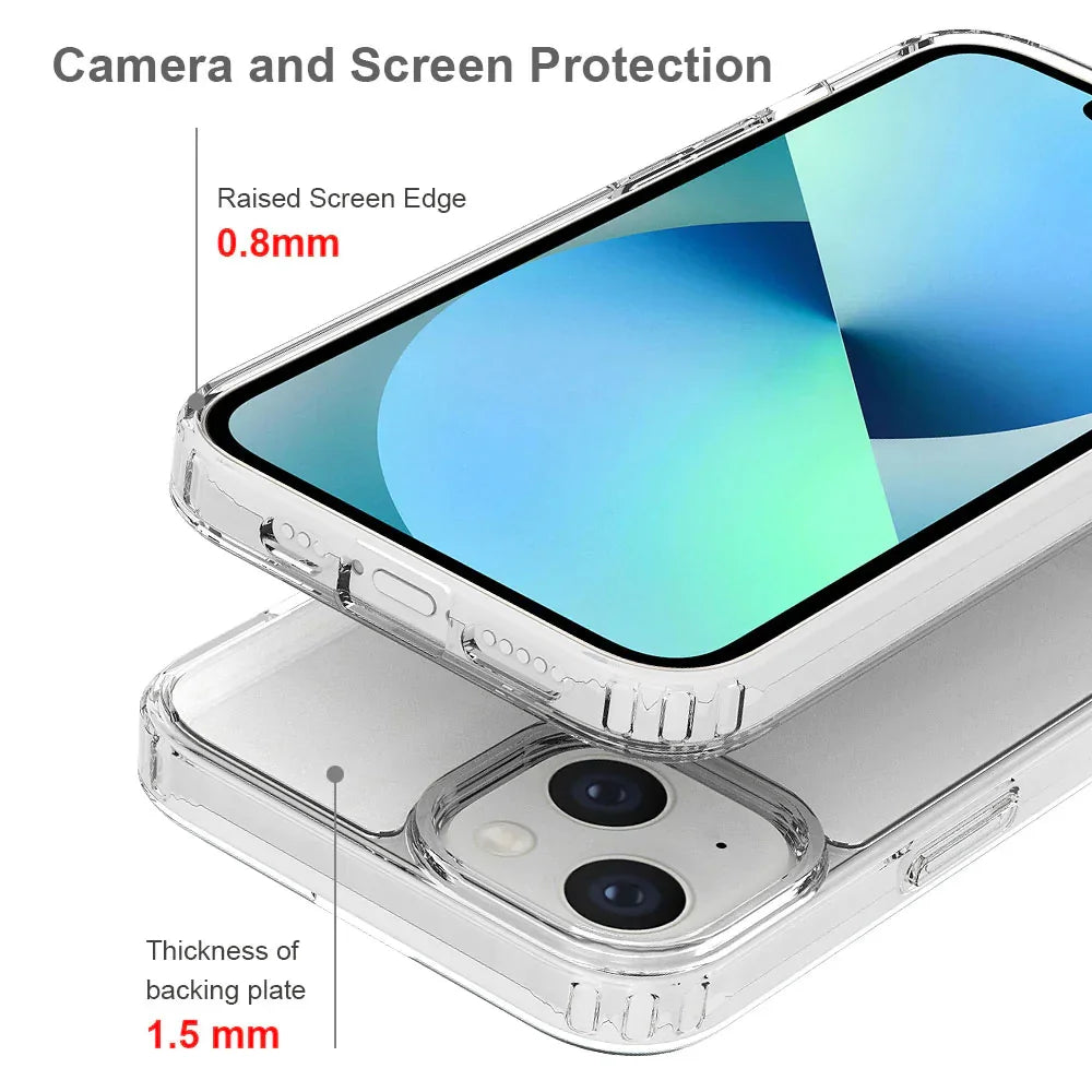 Armor-X AHN Shockproof Case For iPhone 14 - Clear - Tashqila Armor-X AHN Shockproof Case For iPhone 14 - Clear - Tashqila